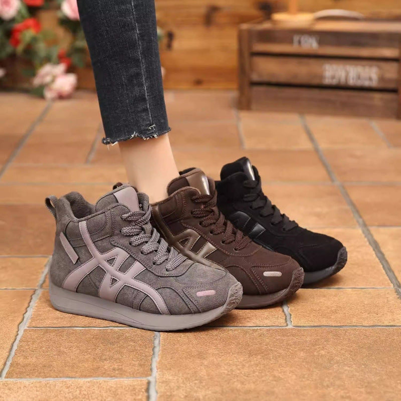 Damen High- Sneaker Bequem Rutschfest