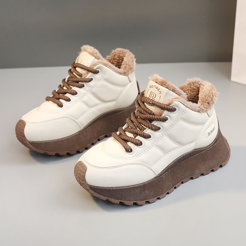 Damen High- Sneaker Gefüttert Rutschfest