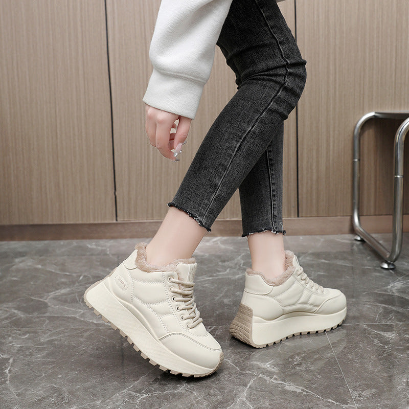 Damen High- Sneaker Gefüttert Rutschfest