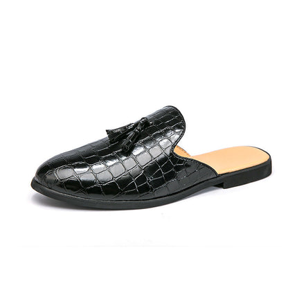Damen Mokassins Elegante Leder Schuhe Braun