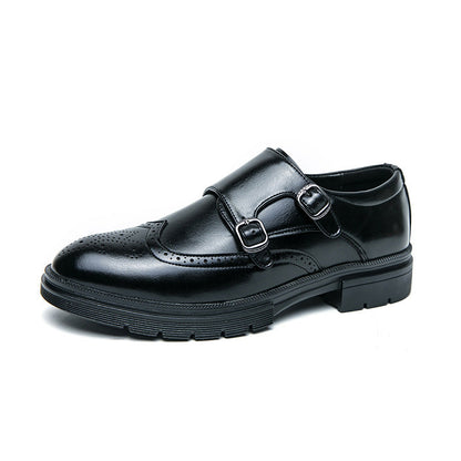 Damen Monk Schuhe Leder Elegantes Design
