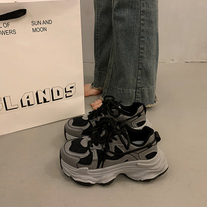 Damen Chunky Sneaker Mesh Weich