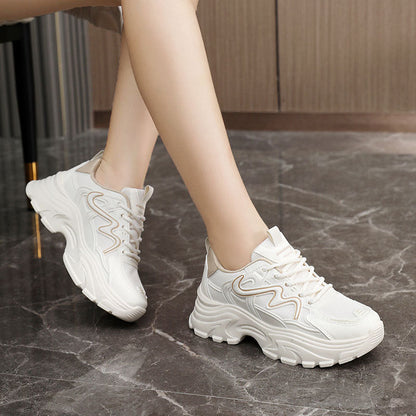 Damen Laufschuhe Chunky Atmungsaktives Material Komfort