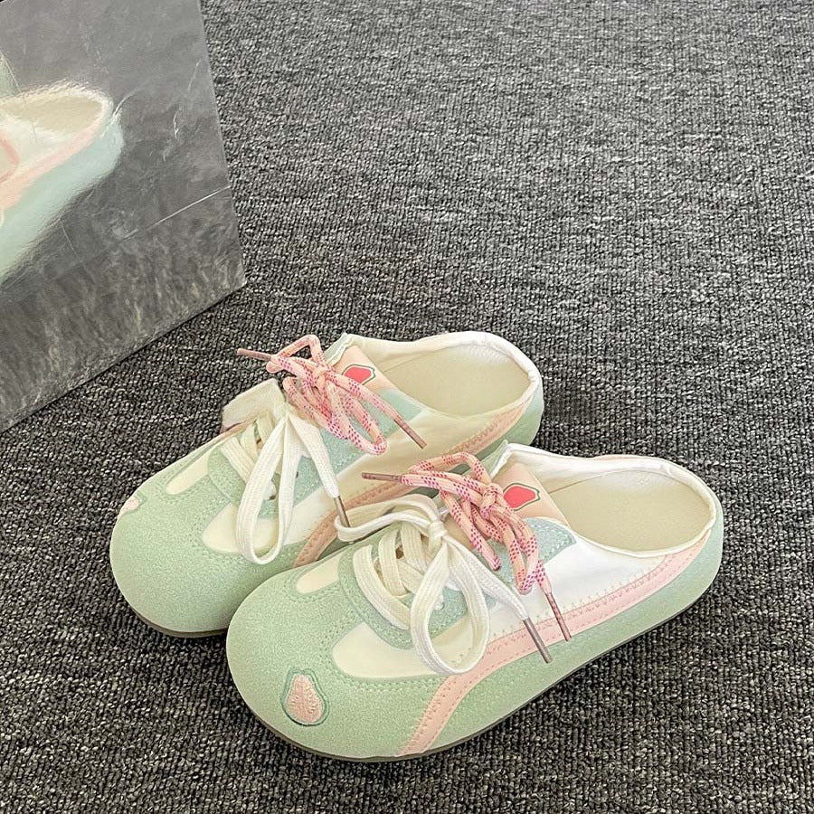 Damen Sneaker Blumenmuster Atmungsaktives Mesh Modern