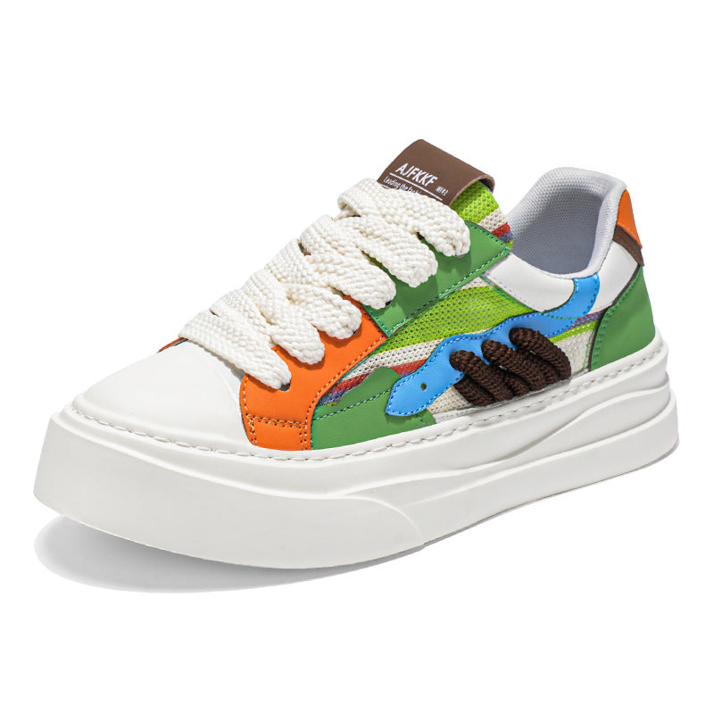 Damen Sneaker Bunt Komfortabel Weiches Innenfutter