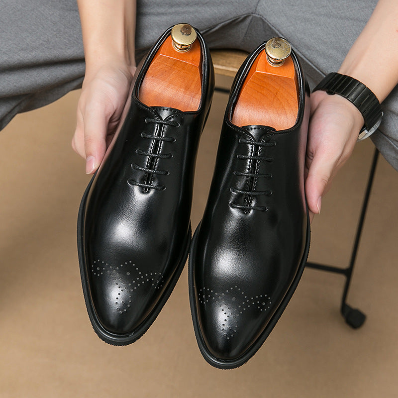 Herren Schnürschuhe Leder Elegant