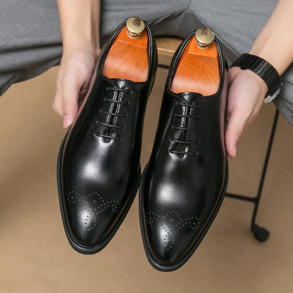 Herren Schnürschuhe Leder Elegant