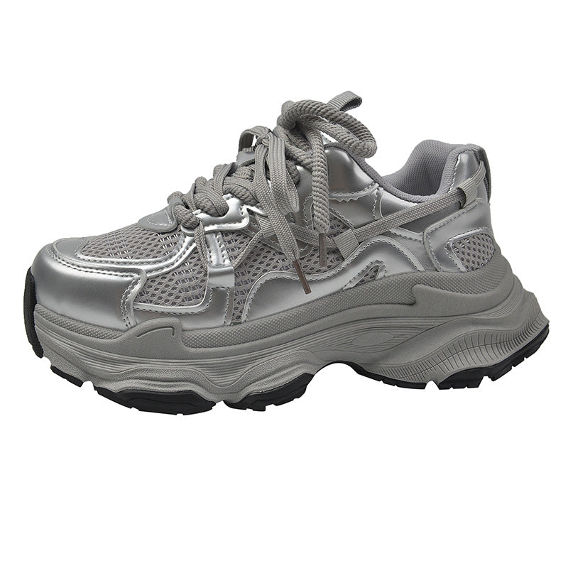 Damen Chunky Sneaker Mesh Weich
