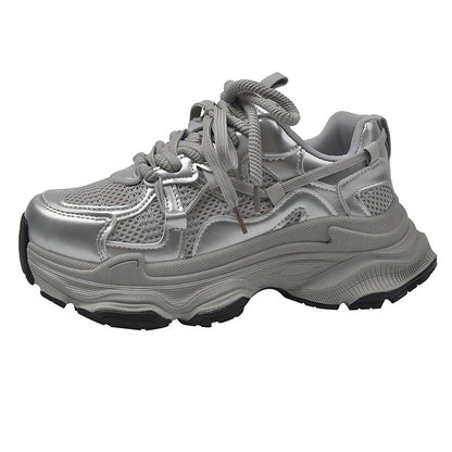 Damen Chunky Sneaker Mesh Weich