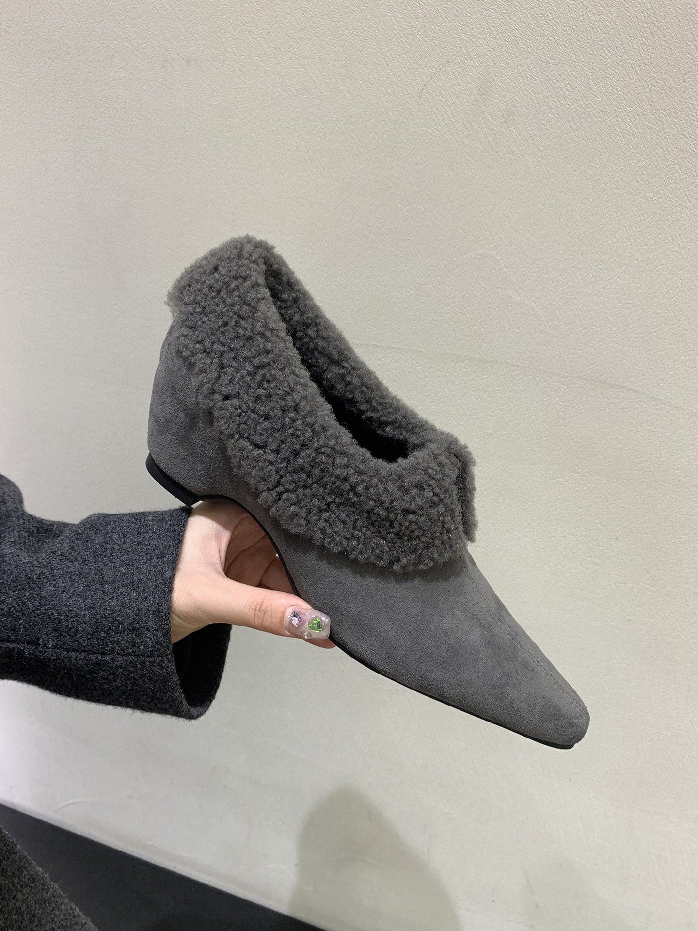 Damen Winterstiefel Kunstfell Elegante