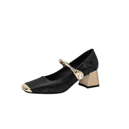 Damen Ballerinas Elegantes Schmuckdetail Glitzer