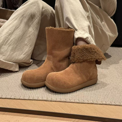 Damen Winterstiefel Kuschelig Rutschfest