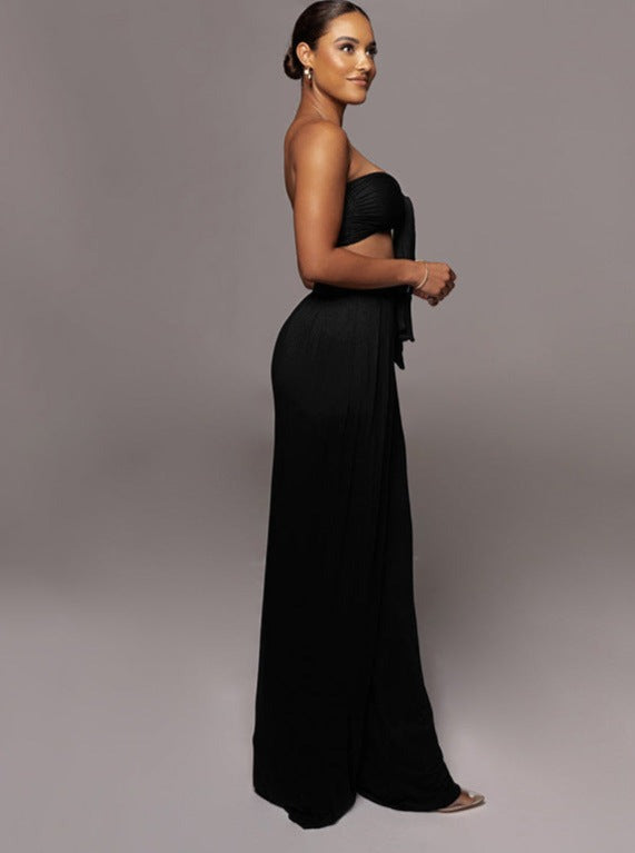 Damen Oberteil Set Schnürtop Elegant