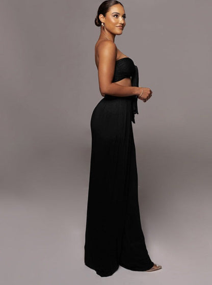 Damen Oberteil Set Schnürtop Elegant