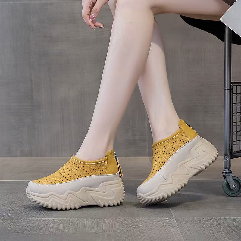 Damen Slip-On Sneaker Atmungsaktiv Bequem