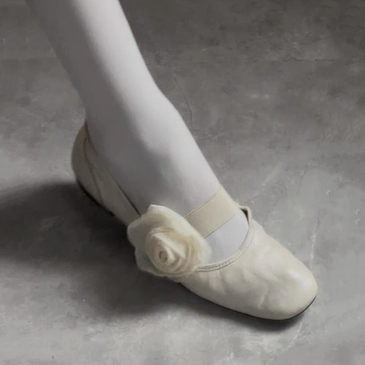Damen Ballerinas Elegant Blumenmuster Komfortschuhe