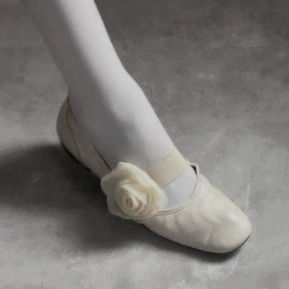 Damen Ballerinas Elegant Blumenmuster Komfortschuhe