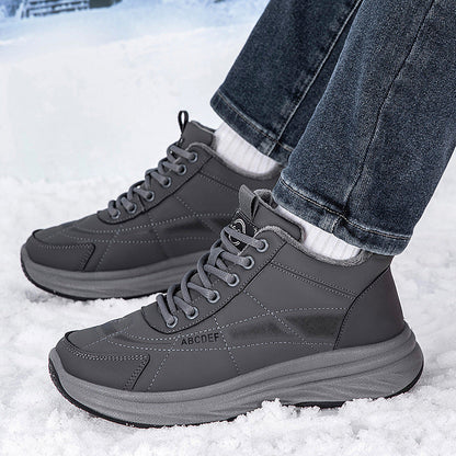 Damen Winterstiefel Isoliert Schnürsenkel