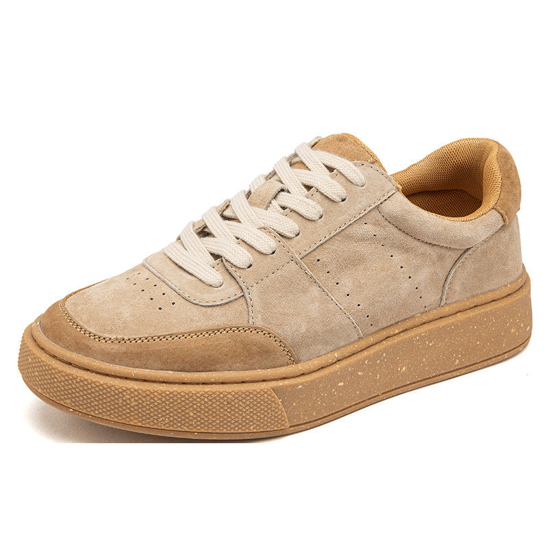 Damen Sneaker Veloursleder Komfortschuhe