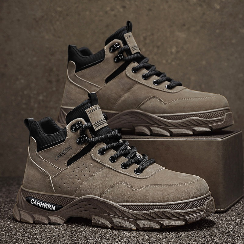Herren Wanderschuhe Robust Atmungsaktiv Rutschfest