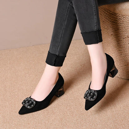 Damen High Heels Elegante Glitzer Pumps