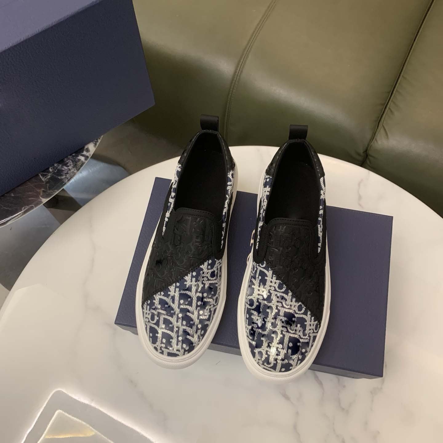 Damen Slip-On Sneaker Bequem Elegant