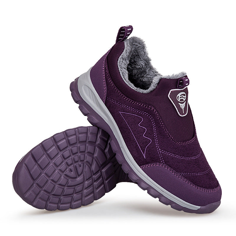 Damen Slip-On Sneaker Warmfutter Schuhe