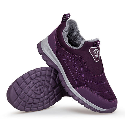 Damen Slip-On Sneaker Warmfutter Schuhe