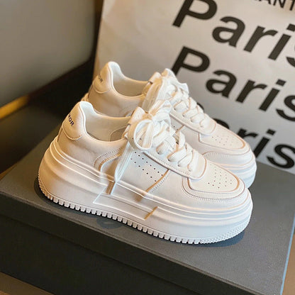 Damen Plateau Sneaker Bequem Elegant - Norvielle