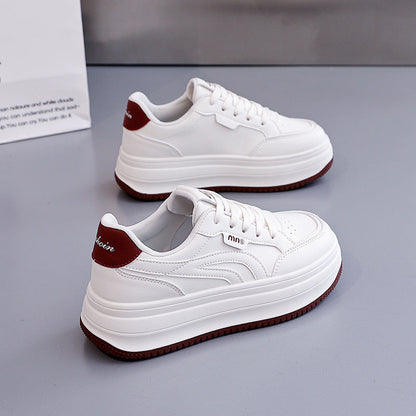 Damen Sneaker Plattform Sportlich Bequem