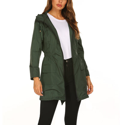 Damen Freizeitjacke Praktisch Verstellbar Große Taschen