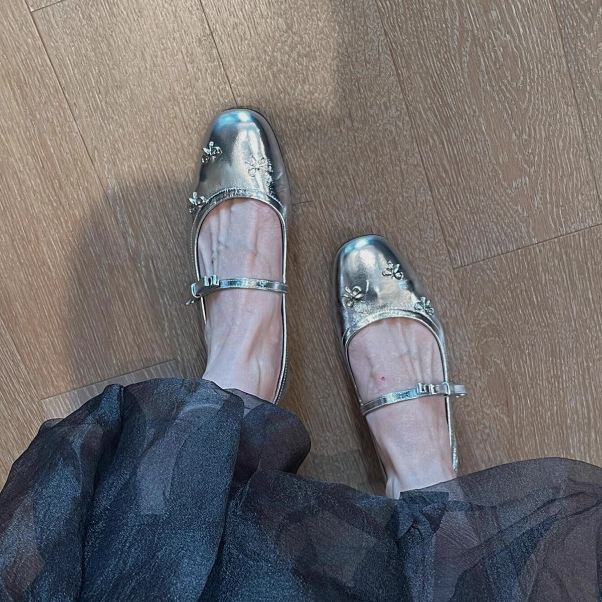 Damen Slipper Elegante Metall Schnalle Comfort - Norvielle