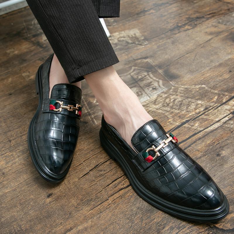 Herren Loafers Elegantes Leder Schwarz - Norvielle