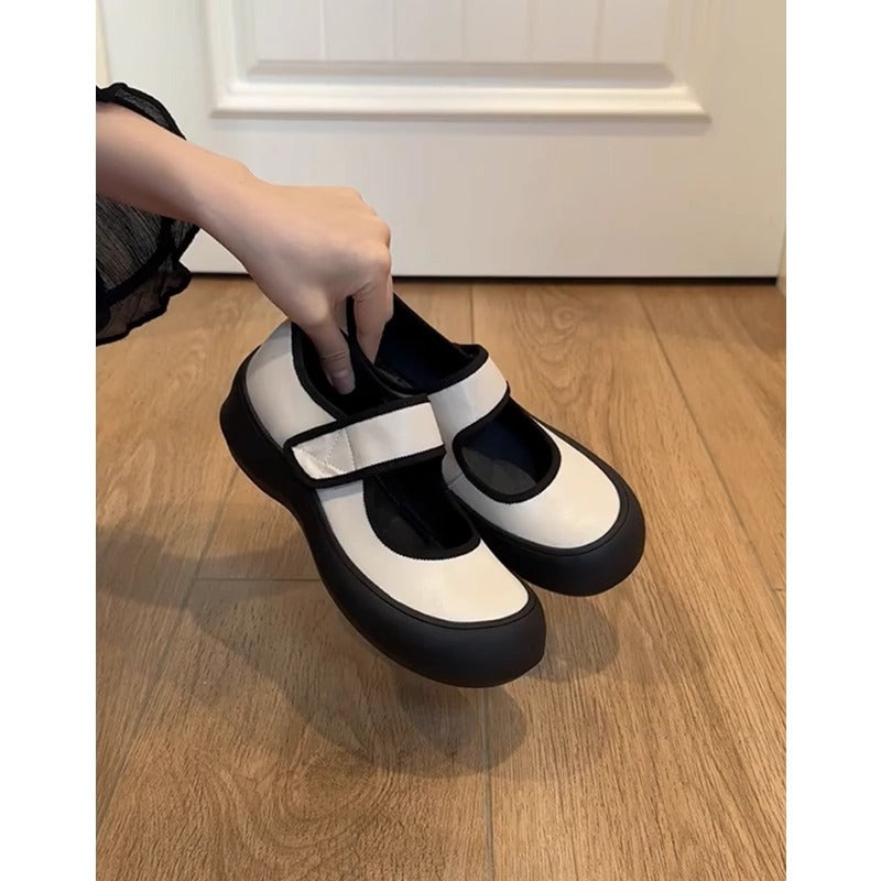 Damen Ballerinas Komfortsohle Verstellbarer Riemen Bequem - Norvielle