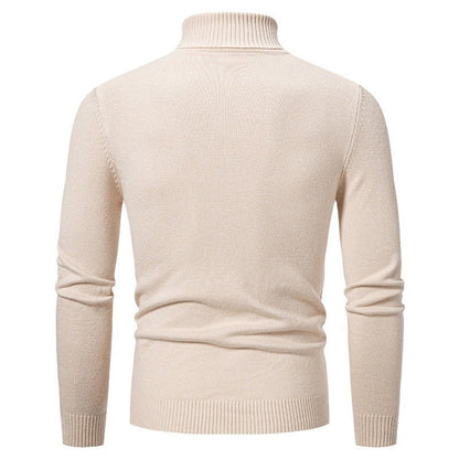 Herren Rollkragenpullover Modernes Strickdesign Elegantes Design
