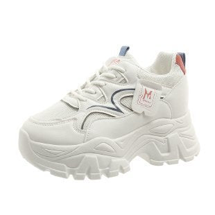 Damen Sneaker Chunky Atmungsaktives Obermaterial