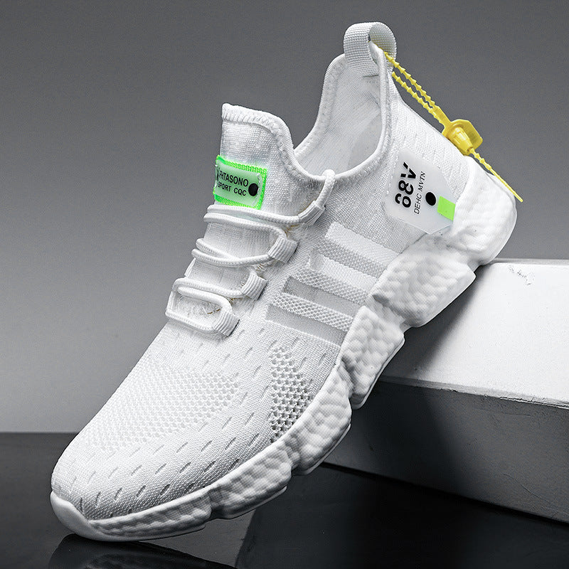 Damen Sneaker Leicht Atmungsaktives Obermaterial Flex-Sohle
