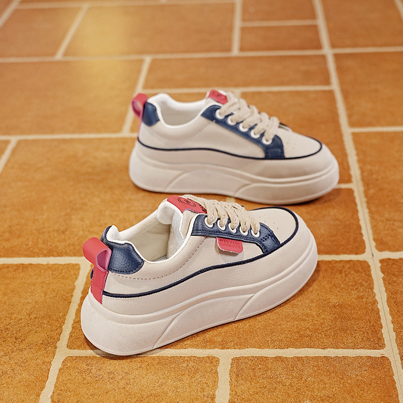 Damen Plateausneaker Hoch Bequem