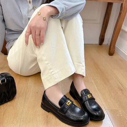 Damen Loafers Elegante Schnalle