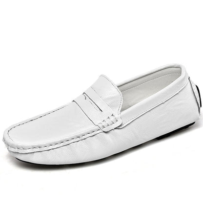 Damen Mokassins Leder Flexibel Bequem