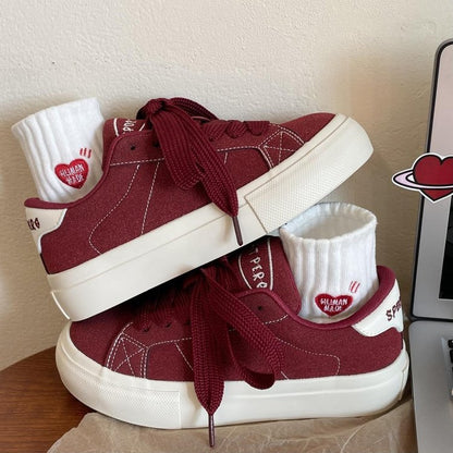 Damen Sneaker Hoch Schnürung Elegant
