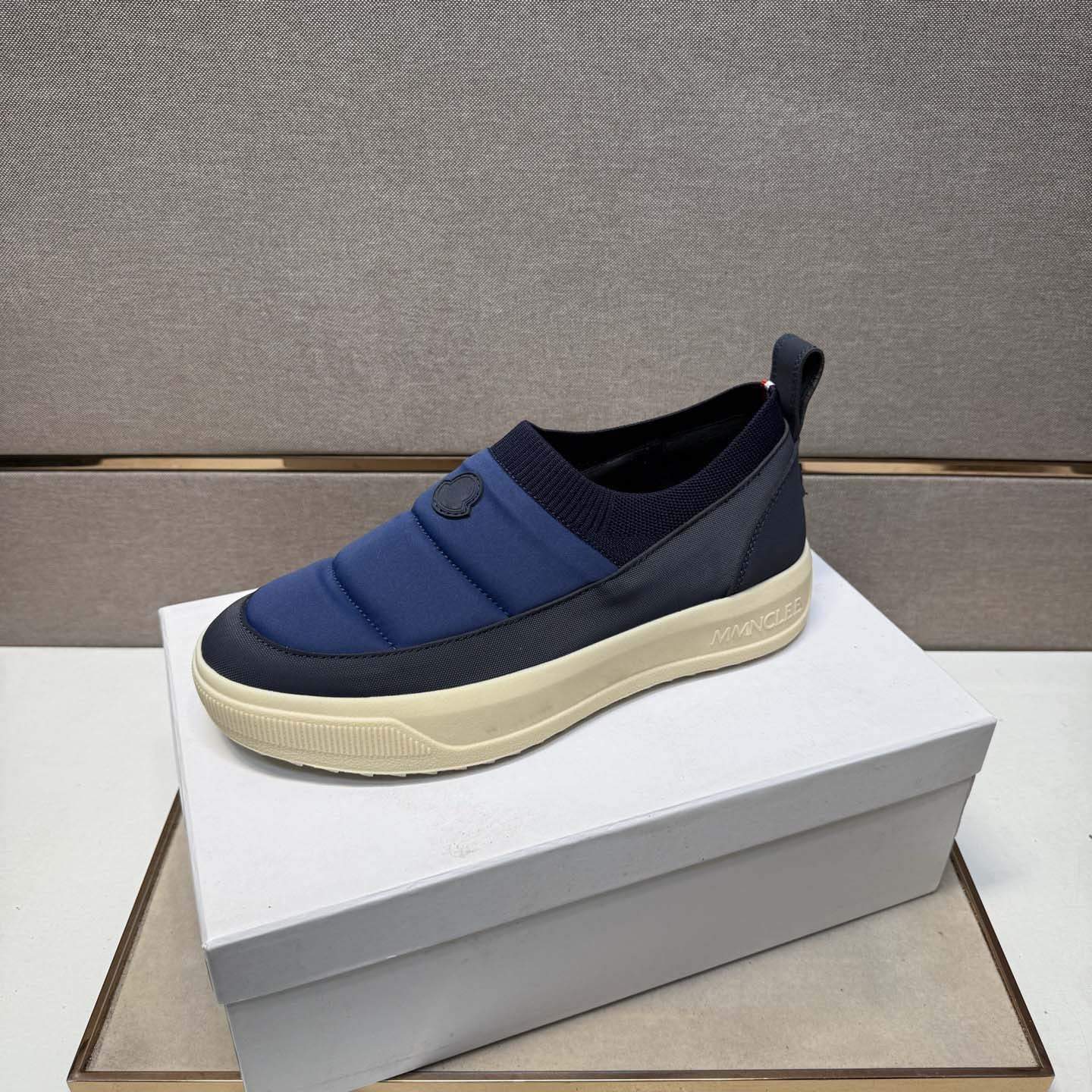 Damen Slip-On Sneaker Weich Elastisch Bequem