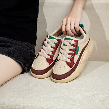 Damen Sneaker Retro Style Bequem