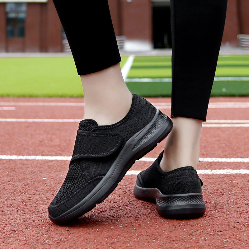 Damen Sneaker Elastisch Bequem Klettverschluss - Norvielle
