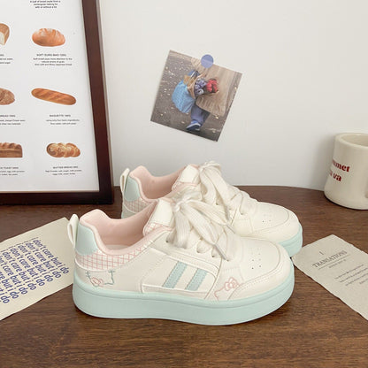 Damen Sneaker Weich Bequem Süßes Motiv