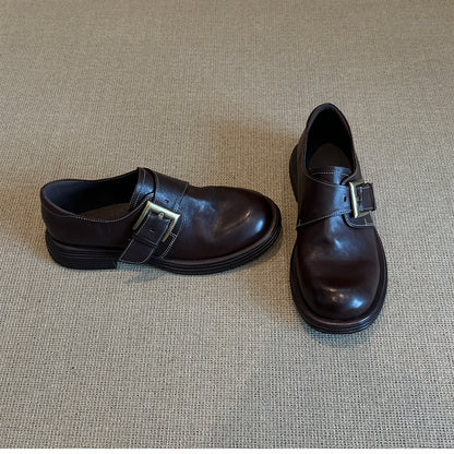 Damen Slipper mit Schnalle Warm Elegant