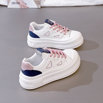Damen Plattform Sneaker Hoch Modisch