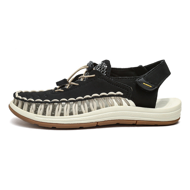 Damen Sportsandalen Elastisch Schnellschnürsystem Bequem