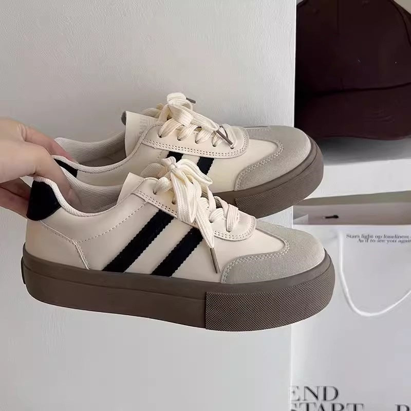 Damen Plattform Sneaker Sportlich Rutschfest - Norvielle