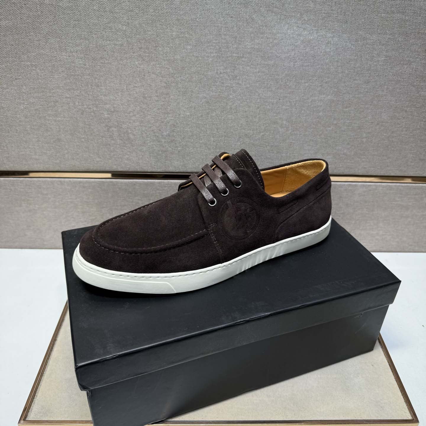 Damen Mokassin Sneaker Weichleder Rutschfest